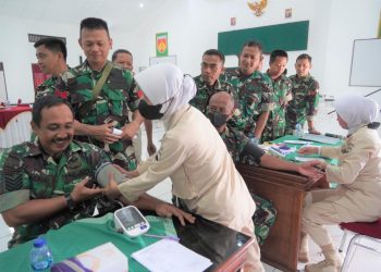 Kepedulian Danrem Wijayakusuma kepada Kesehatan Prajuritnya