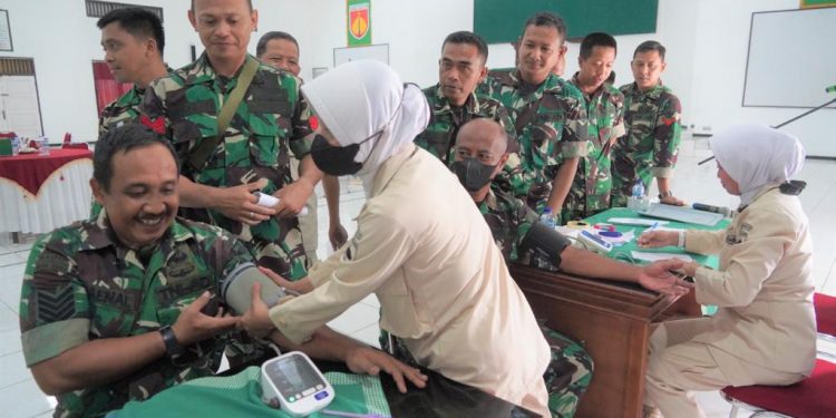 Kepedulian Danrem Wijayakusuma kepada Kesehatan Prajuritnya