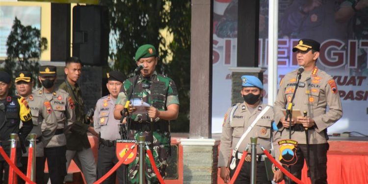 TNI-Polri Banyumas Kompak Jaga Kondusifitas Wilayah Jelang Pesta Demokrasi 2024