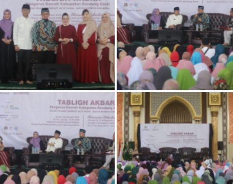 Bupati Bandung Barat Hengki Kurniawan Hadiri Tabligh Akbar yang Digelar Ikatan Pejabat Pembuat Akta Tanah Kab. Bandung Barat di Masjid Agung Ash-Shidiq