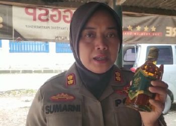 Meresahkan Warga, Kapolres Subang Datangi penjual Miras 376 Botol Berbagai merk