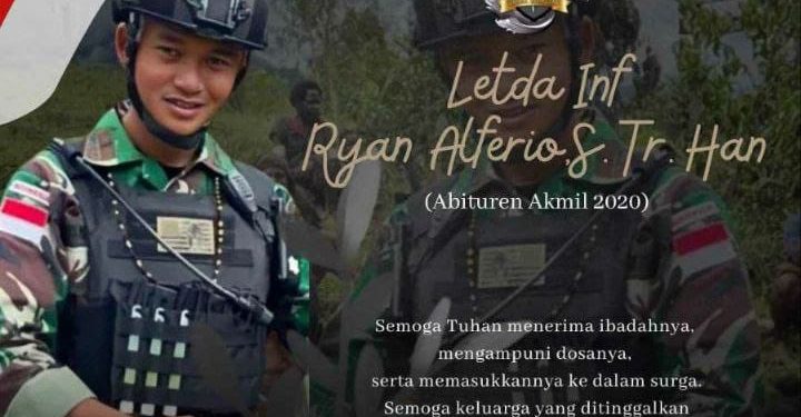 Insiden Kecelakaan Salahsatu anggota TNI AD Terpeleset dan Hanyut ke Sungai dan Telah Gugur saat sedang Bertugas