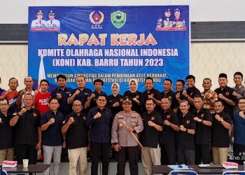 Rakerda KONI Barru Dihadiri Bupati Barru Suardi Saleh dan Tokoh Cabang Olahraga Kab.Barru