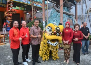 Rajut Keharmonisan dan Kerukunan Umat Beragama, Danrem Wijayakusuma Hadiri Festival Cap Gomeh 2023