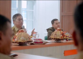 Sekda Abustan Pimpin Rakor Pemantapan Hari Jadi Barru Ke-63 Diruang Data Pemda Barru