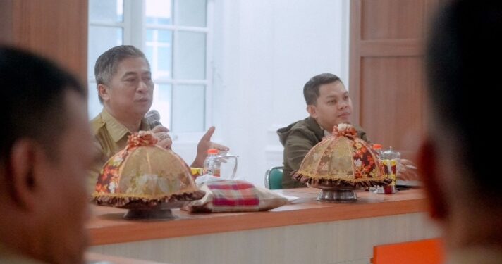 Sekda Abustan Pimpin Rakor Pemantapan Hari Jadi Barru Ke-63 Diruang Data Pemda Barru