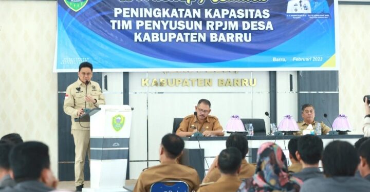 Bupati Barru Suardi Saleh Buka Bimtek RPJMDes Tingkatkan Kapasitas Tim Penyusun di Desa