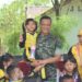 Makorem Wijayakusuma Diserbu Anak TK, Ingin Dekat Dengan TNI nya