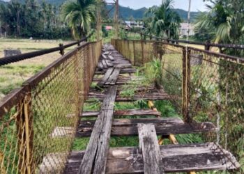 Kondisi Jembatan Lhok Tukui Rusak Parah, Masyarakat Gampong Leupu Harapkan Jembatan Segera Diperbaiki