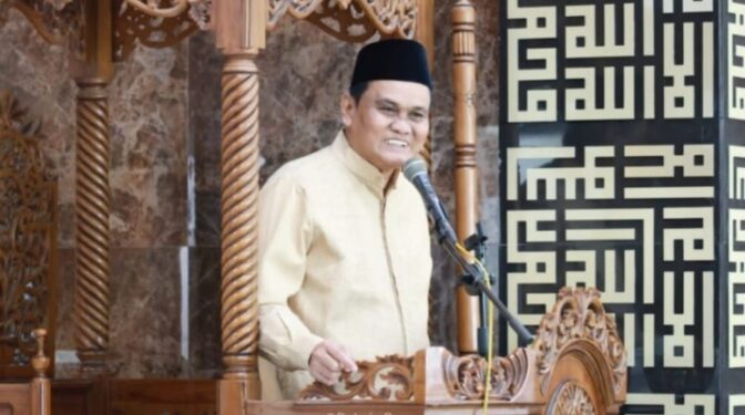 Bupati Barru Suardi Saleh Hadiri Israj Mi’raj di Masjid Nurul Ittihad Siddo Soppeng Riaja