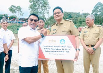 Bupati Barru; Terima Kasih dan Apresiasi pada Kepala Staf Kepresidenan RI, Barru Dapat DAK Fisik Bidang Pendidikan TA.2024 Senilai 4,1 M