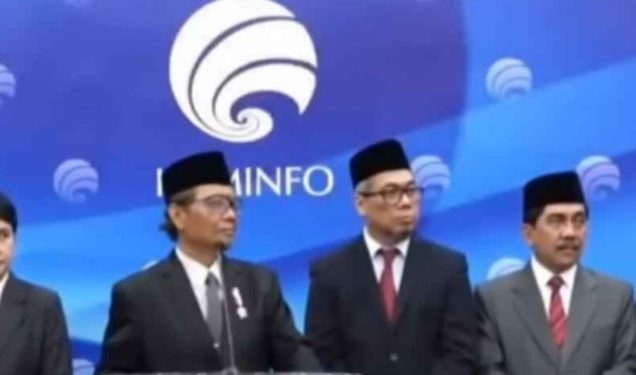 Mahfud MD: Spekulasi uang korupsi 8 T Kominfo yang Mengalir ke 3 Partai Politik hanya Gosip Politik.!!
