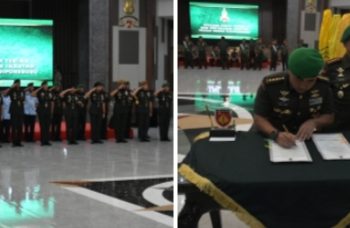 Sertijab Pejabat Kodam dan Komandan Satuan Jajaran Kodam IV/Diponegoro, Pangdam : Berikan yang Terbaik Demi Kemajuan Satuan