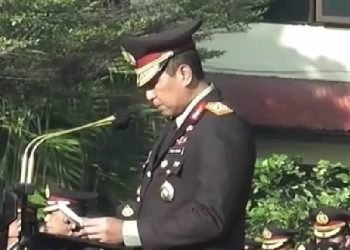 Upacara Bendera Peringatan Hari Lahir PANCASILA Dilaksanakan di  Hall Mapolda, Dipimpin Langsung Wakapolda
