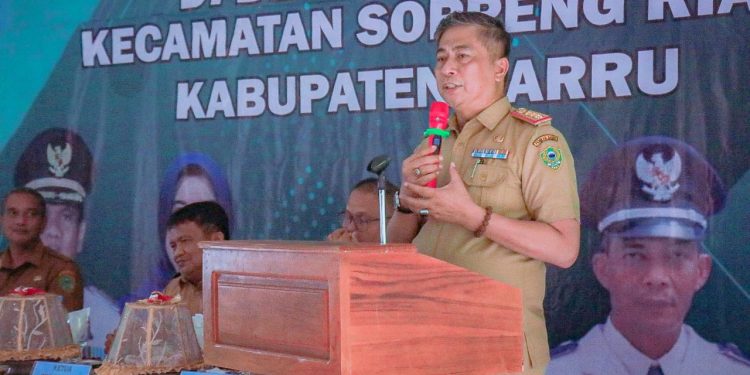 Sekda Abustan Mewakili Bupati Barru Sambut Kedatangan Verifikasi Lapangan Lomba Desa/Kelurahan Tingkat Provinsi Sulawesi Selatan