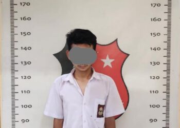 Polsek Parung amankan Pelajar yang Diduga akan Lakukan Aksi Tawuran dengan Mengamankan Sajam jenis Pedang