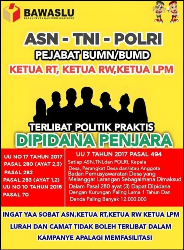 Di Duga Tidak Netral ,RT dan RW Tegur Warganya untuk Tempat Sosialisasi Caleg