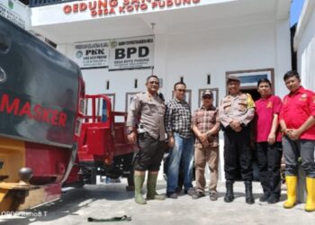 Setya Kita Pancasila (SKP) dengan  Polres Kerinci berikan Bantuan pada Korban Bencana Alam Banjir di  Kerinci 