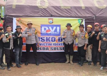 Korban Longsor di Luwu Bertambah Menjadi 5 Orang, Personel Polri Terus Lakukan Evakuasi