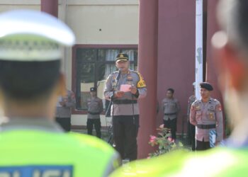 Kapolres Mateng Pimpin Apel Gelar Pasukan Operasi Keselamatan Marano 2024