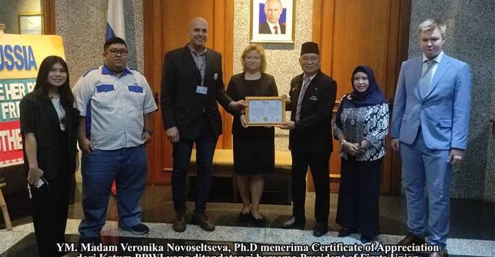 Sampaikan Simpati dan Belasungkawa, PPWI Lakukan Courtesy Call ke Kedubes Rusia