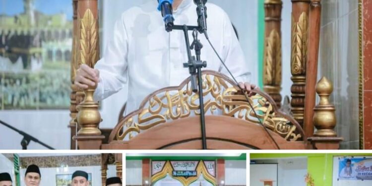 Safari Ramadhan Terakhir di Pujananting, Bupati Barru Suardi Saleh Tarawih di Masjid Nurul An’faq Doi-Doi