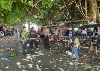 Antisipasi arus balik dan Memberi Rasa Aman Satlantas Polres Mamuju Tengah Laksanakan Patroli.