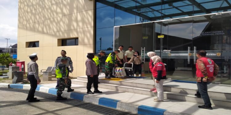 Yakinkan Arus Mudik Lebaran Lancar, Kodim 0808/Blitar Laksanakan Pengamanan Terpadu