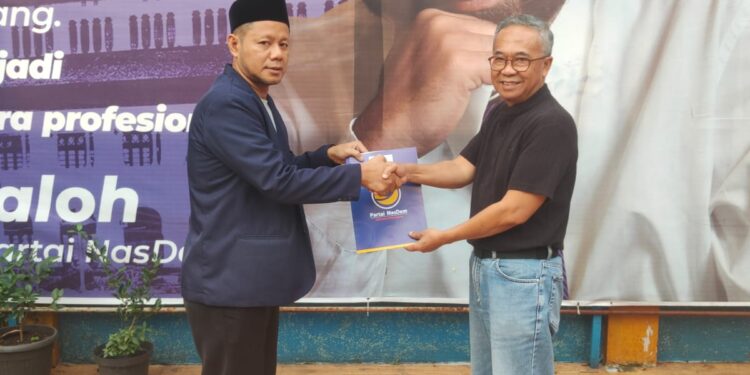 Ada Apa Ketua DPD NasDem Depok di Copot, Di Ganti Caleg Terpilih Jadi Ketua