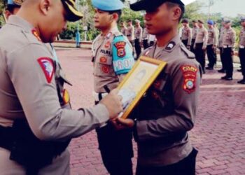 Inilah Alasan Kapolres Donggala Gelar Upacara Pemberhentian Tidak Dengan Hormat, (PTDH)