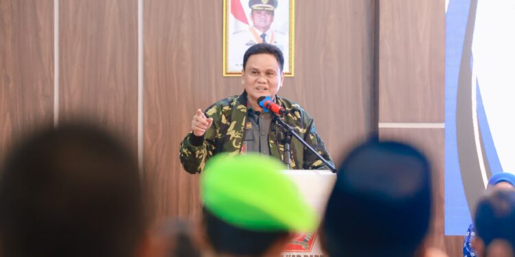 Bupati Barru Ucapkan Selamat Atas Pelantikan PC.PPM Kab.Barru Di Baruga Singkeru Adae Rujab Bupati Barru