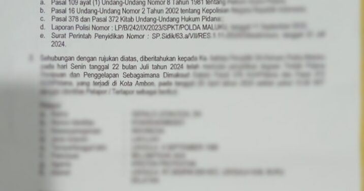 Ketum SKP : Polda Maluku Agar Lebih Serius dalam Menangani Kasus Penipuan Masuk Polri