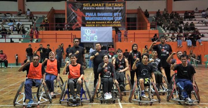 Pertandingan Bola Basket usia belia Piala Danrem 071 Wijayakusuma Cup resmi ditutup.