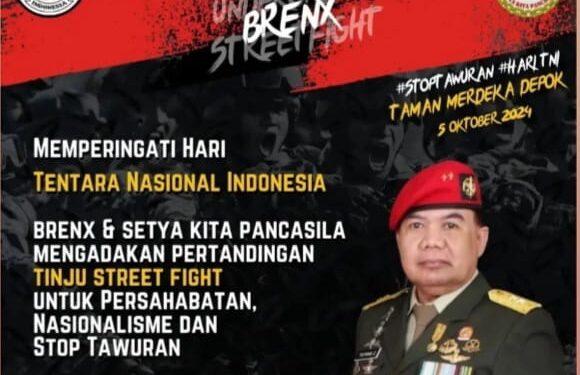 Ayo..,Bangun Persahabatan “BRENKZ INDONESIA & SETYA KITA PANCASILA “Gelar Tinju STREET FIGHT untuk PERSAHABATAN Nasionalisme & STOP TAWURAN