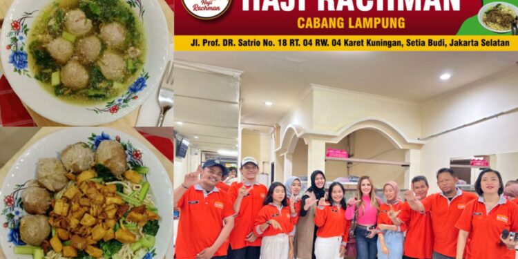 Telah Hadir Bakso Khas Lampung di Kuningan, Bakso & Mie Ayam, H.Rachman Dijamin obati Rindu Kita