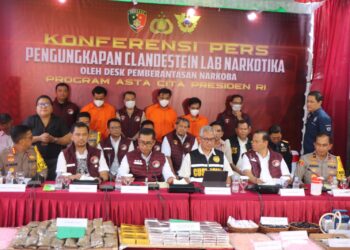 Polri Bongkar Jaringan Clandestine Lab Narkoba Senilai Rp 1,5 Triliun di Bali