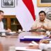 Presiden Prabowo Memanggil Jaksa Agung serta seluruh Jaksa Agung Muda ke Istana Merdeka