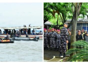 TNI AL Bersama Masyarakat Pesisir Bongkar Pagar Laut Sepanjang 30 KM di Tangerang 