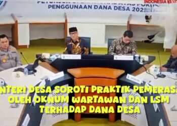 Menteri Desa Soroti Praktik Pemerasan oleh Oknum Wartawan dan LSM terhadap Dana Desa