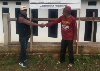 Dapat Bantuan Inpres APBN 2024 , Warga Desa Gunung Halu, Bandung Barat , Sambut Antusias Perbaikan Peningkatan Jalan di Desanya