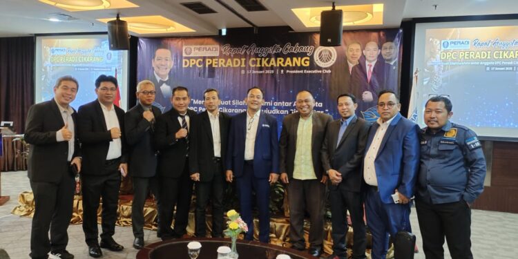 Segenap Tim PERADI Cikarang Kabupaten Bekasi Ucapkan Selamat atas Pelantikan Bupati dan Wakil Bupati Bekasi Periode 2025-2030