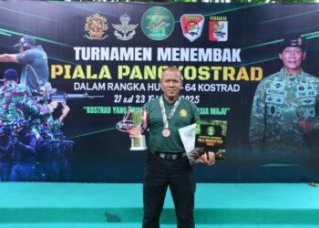 DANPASMAR 1 (Satu) Borong Prestasi pada Kejuaraan Menembak Piala Pangkostrad
