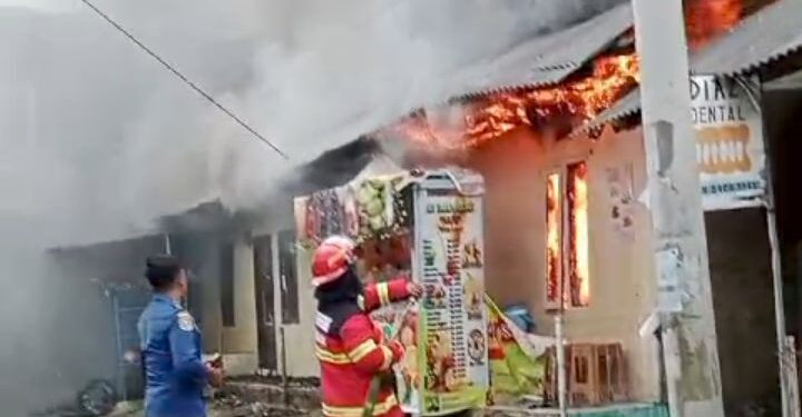 Kebakaran Rumah Salahsatu Warga Babakan Caringin, Desa Margajaya telah Memakan Korban