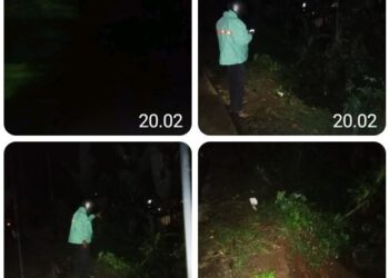 Akhirnya Terjadi juga Kekhawatiran Warga Dampak Longsor di Kp. Citatah, Pihak Pemdes Jayamekar Tanggapi Laporan Warga