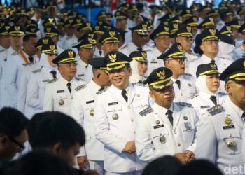 Moment Bersejarah Pertama kali Pelantikan Serentak 961 Kepala Daerah dan Wakil Digelar di Istana Merdeka