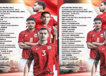 Resmi! PSSI Panggil 27 Pemain Bela Timnas Indonesia untuk Kualifikasi Piala Dunia 2026 Zona Asia