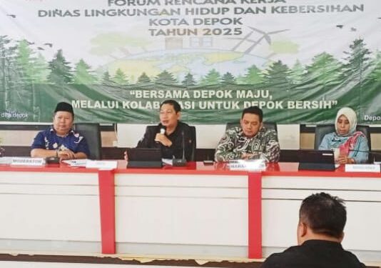 DLHK Depok Gelar Forum Rencana Kerja 2025, Mengusung tema “Bersama Depok Maju melalui Kolaborasi untuk Depok Bersih”