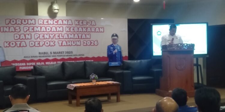 Fokus Evaluasi Sarana dan Prasarana dalam Forum Rencana Kerja Dinas Pemadam Kebakaran dan Penyelamatan Kota Depok