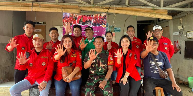 Relawan Prabowo Setya Kita Pancasila dan KOREM 051/Wijayakarta Gelar Pendidikan Pancasila dan Asta Cita Pada anak-anak Petani di Sukatani, Bekasi