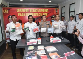 Polda Kalsel Berhasil Bongkar Jaringan Narkoba Terafiliasi Fredy Pratama